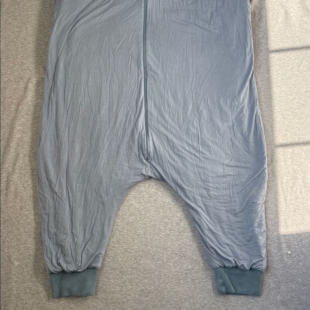 Unisex adult cozy bamboo sleep sack Kyte BABY Pale Blue Sleeveless-S/M - Picture 3 of 3
